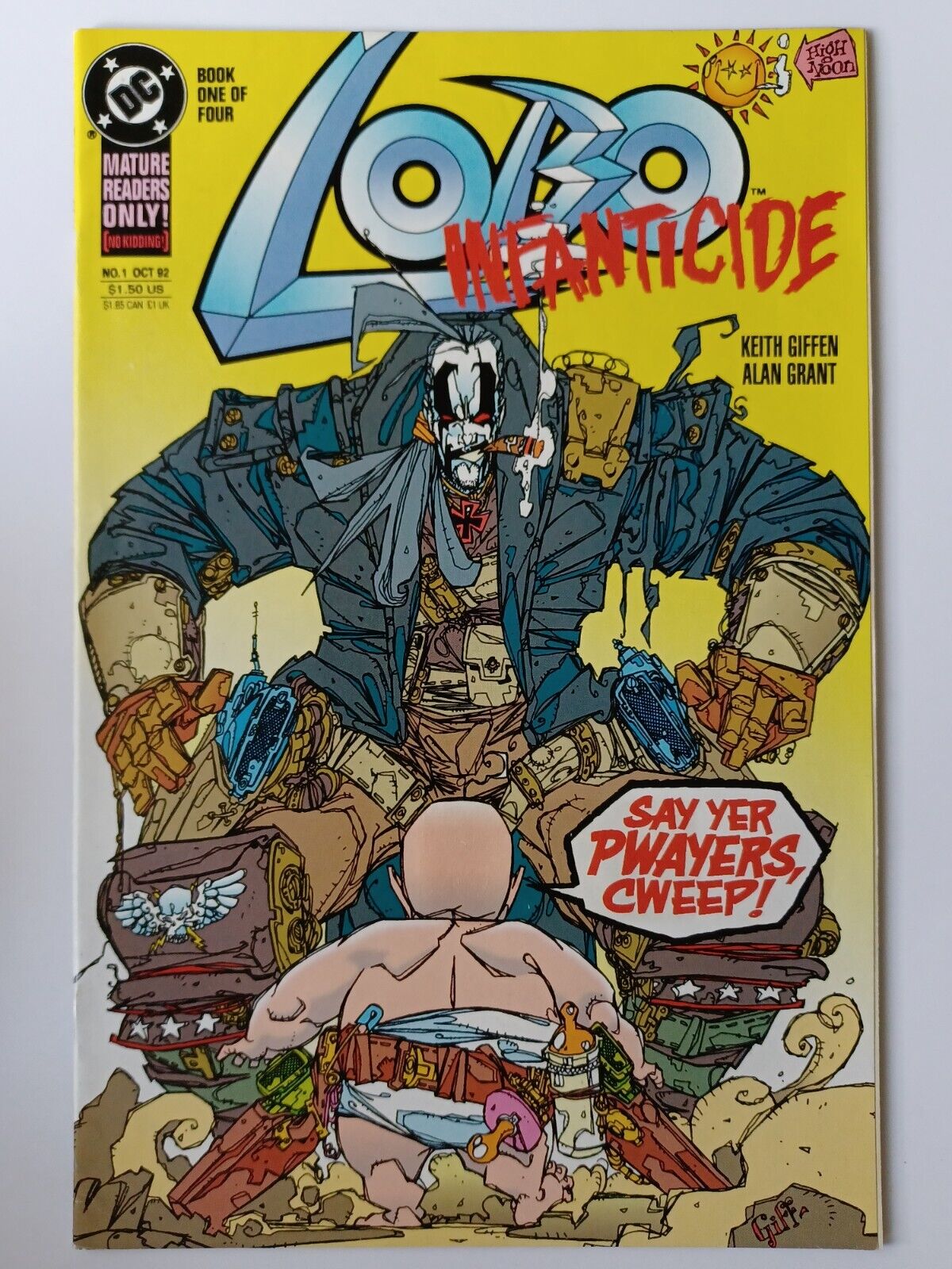 Lobo Infanticide #1 Of 4 - Keith Giffen Art - We Combine Shipping Great Pics