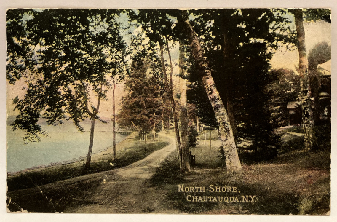 1906 North Shore, Chautauqua NY New York Vintage Undivided Back Postcard