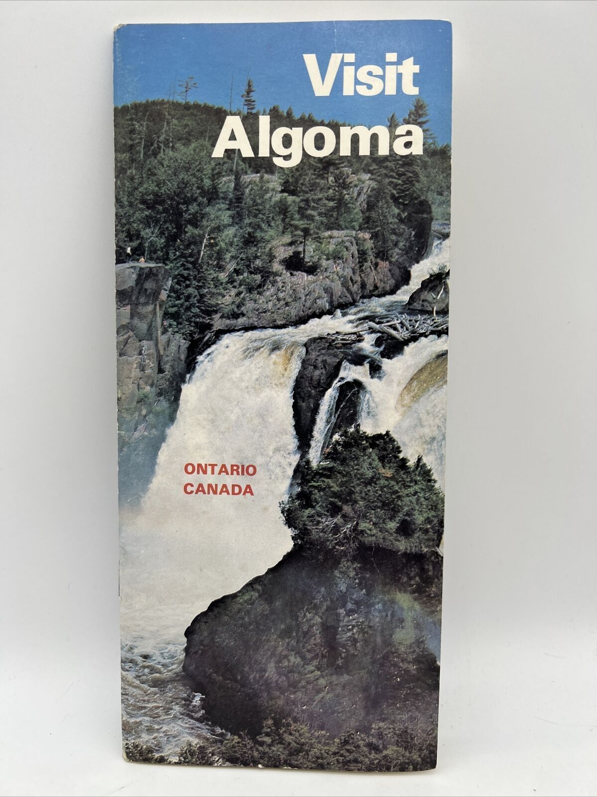 1977 VISIT ALGOMA ONTARIO CANADA Sault St. Marie Travel Tour Guide Booklet & Map