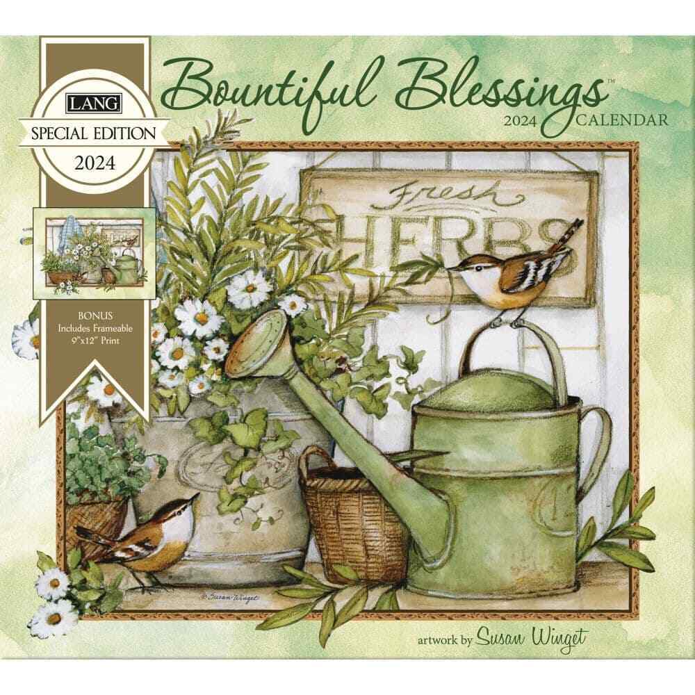Lang Companies,  Bountiful Blessings Special Edition 2024 Wall Calendar
