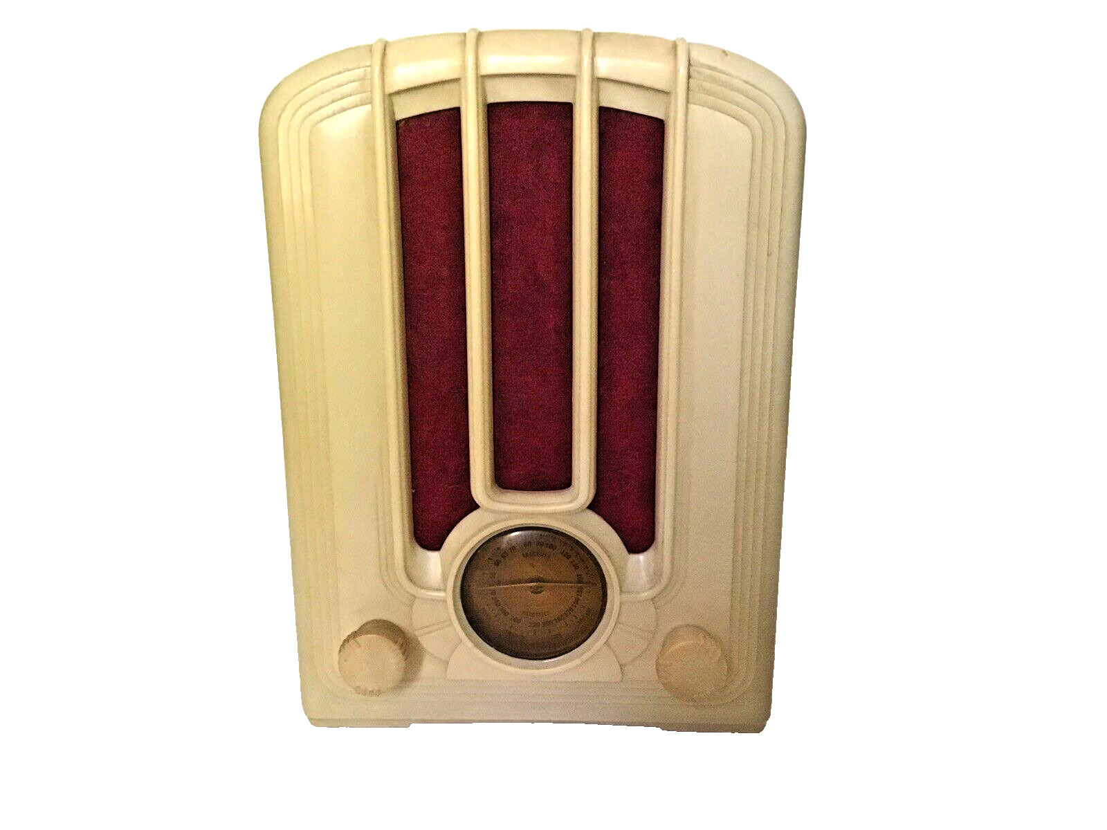 Vintage 1936 Mini EMERSON Plascon Tube Radio RARE