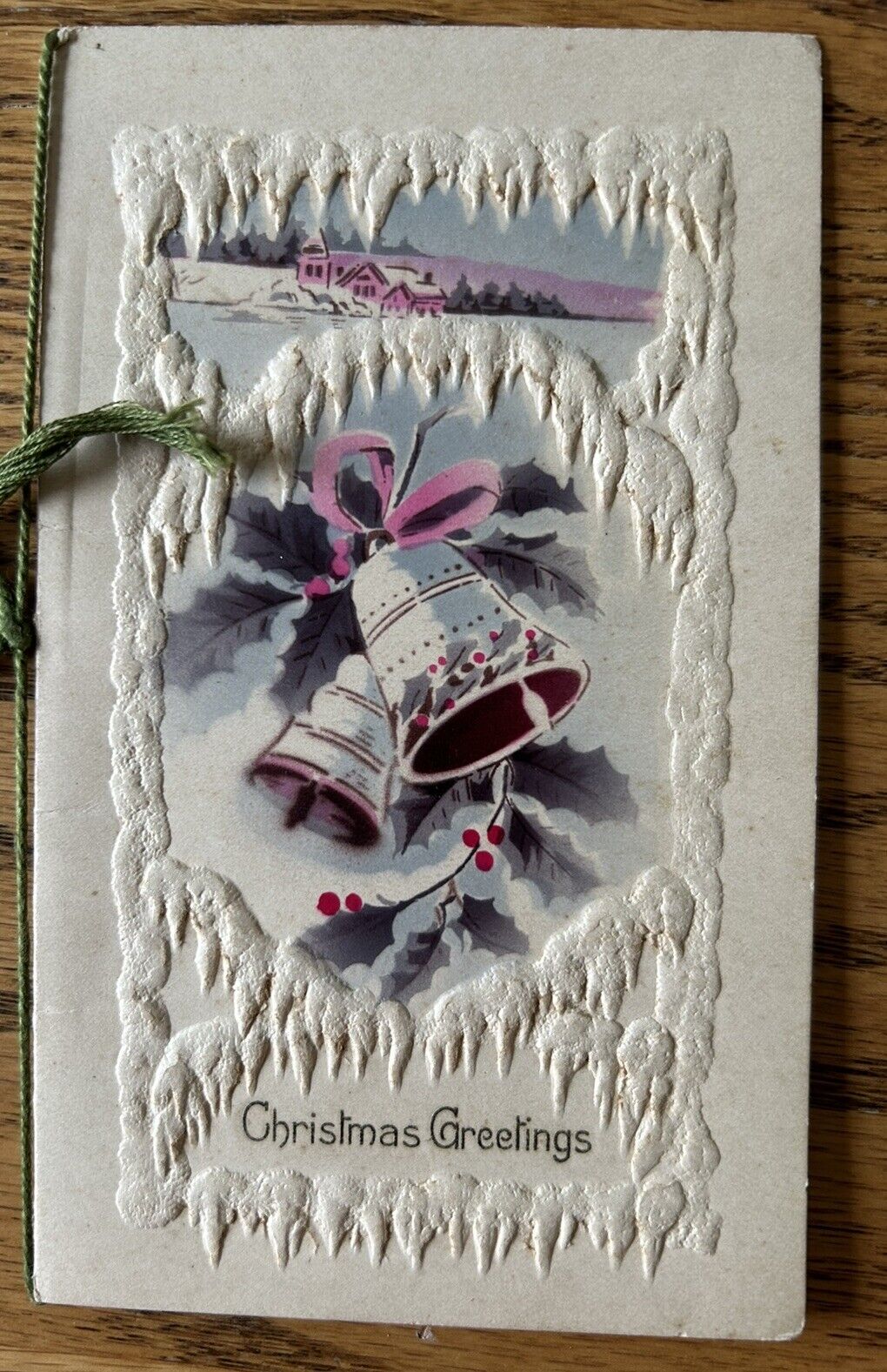 Vintage/Antique Christmas Card made in Germany. Early 1900s 