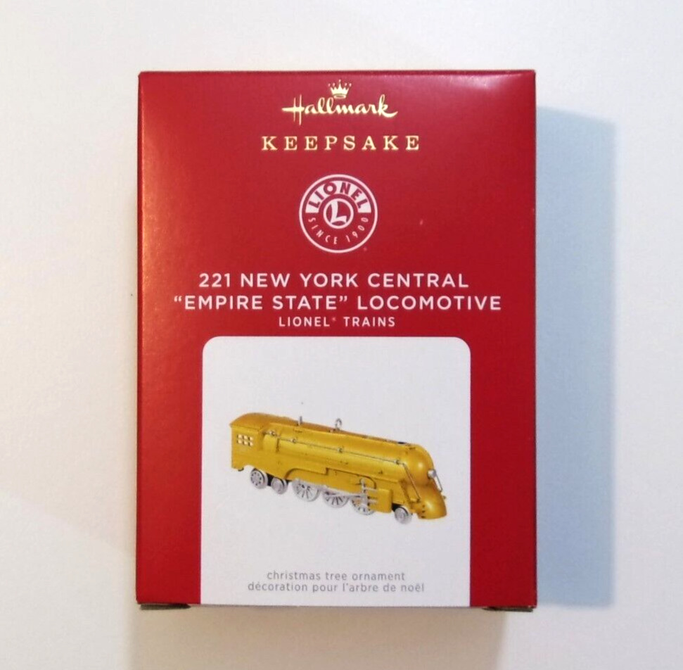 Hallmark 2021  LIONEL® 221 New York Central Empire State Locomotive Ornament