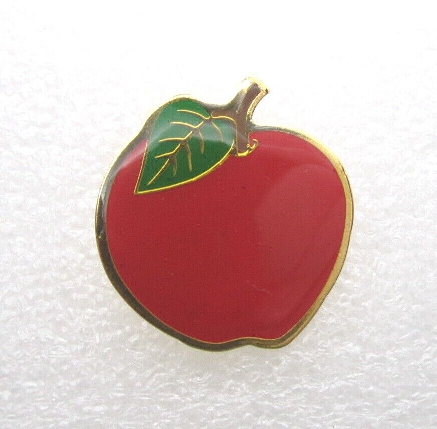 Red Apple Education Teacher Student Lapel Pin (B830)