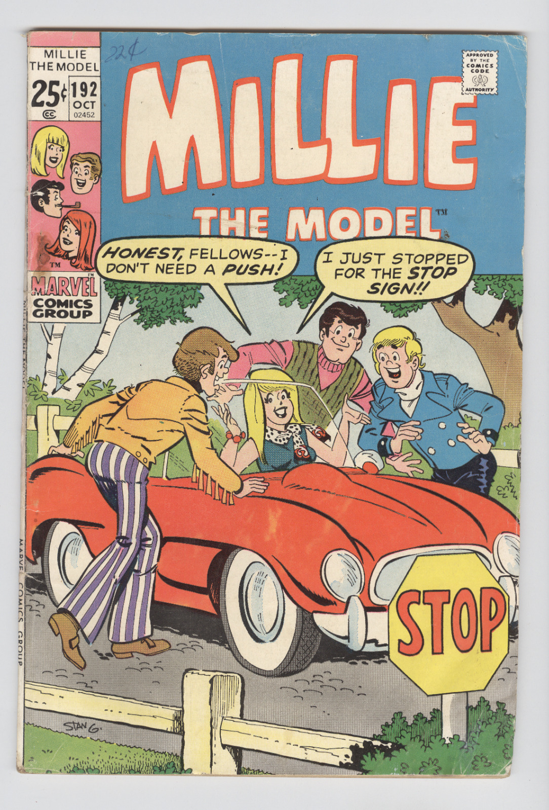 Millie the Model #192 February 1971 VG-
