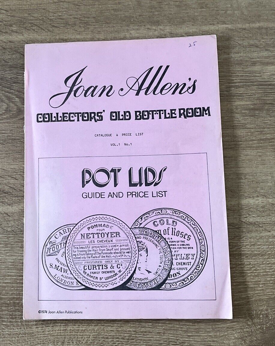 Joan Allen\'s - Collectors Old Bottle Room - Vol 1 No 1 - 1974 (E22)