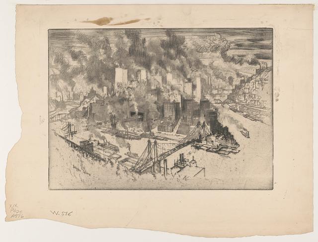 Photo:Pittsburgh, no. I, Pennell, Joseph, 1857-1926, artist