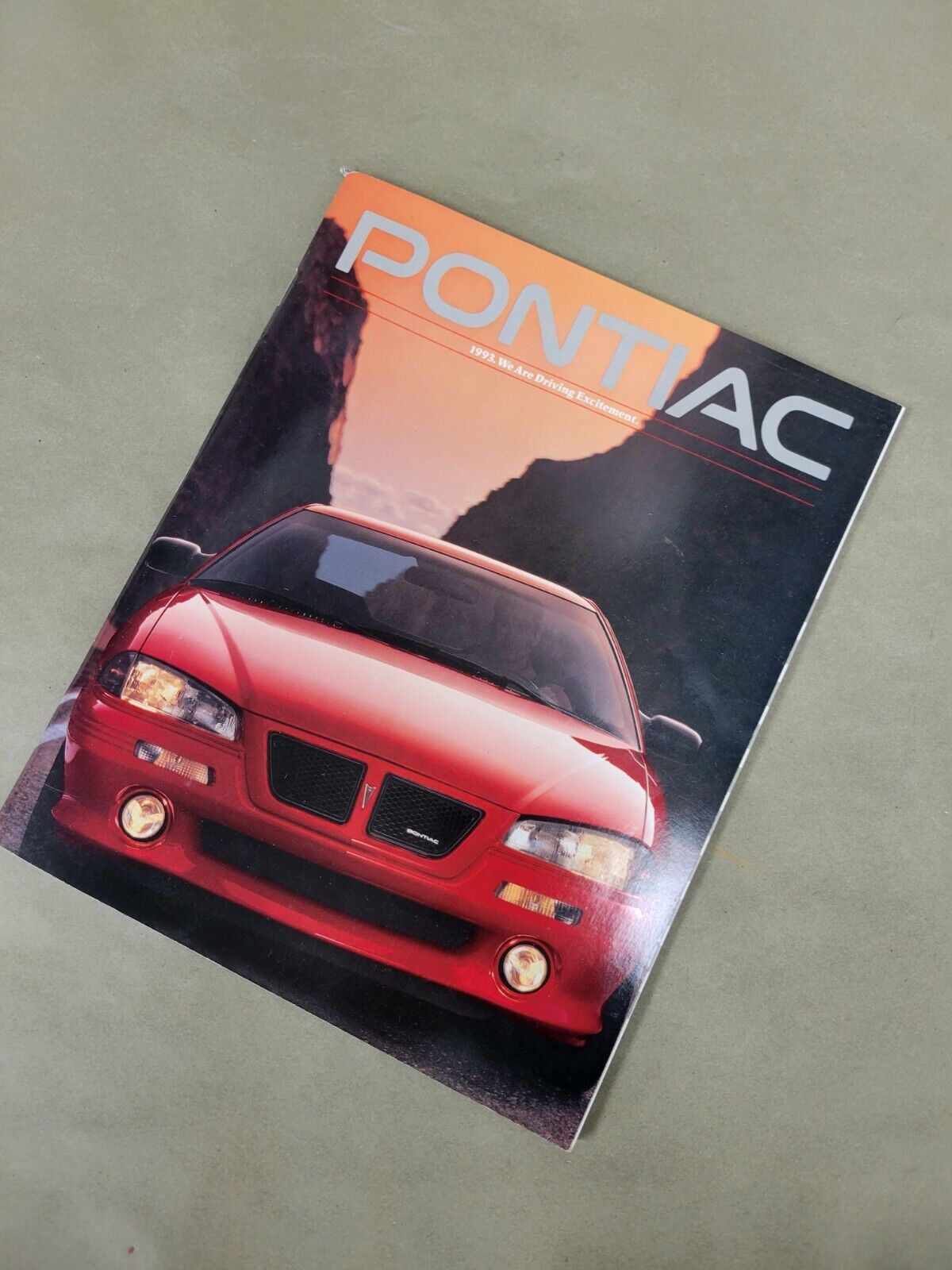 1993 Pontiac Dealer Advertising Book We Are Driving Excitment OEM GM