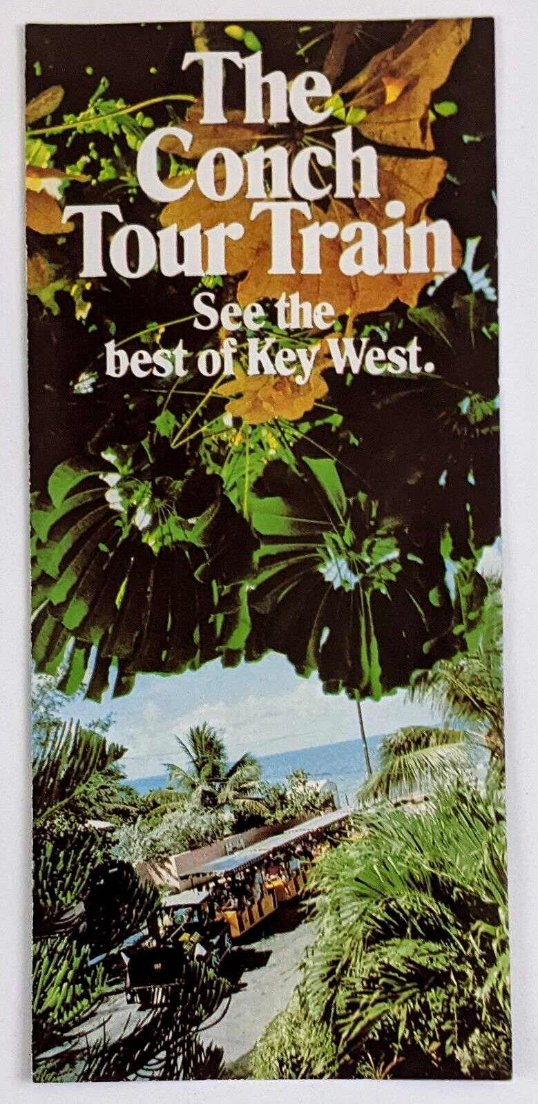 1970s Key West Florida Conch Train Tour Vintage Travel Brochure Audubon House FL