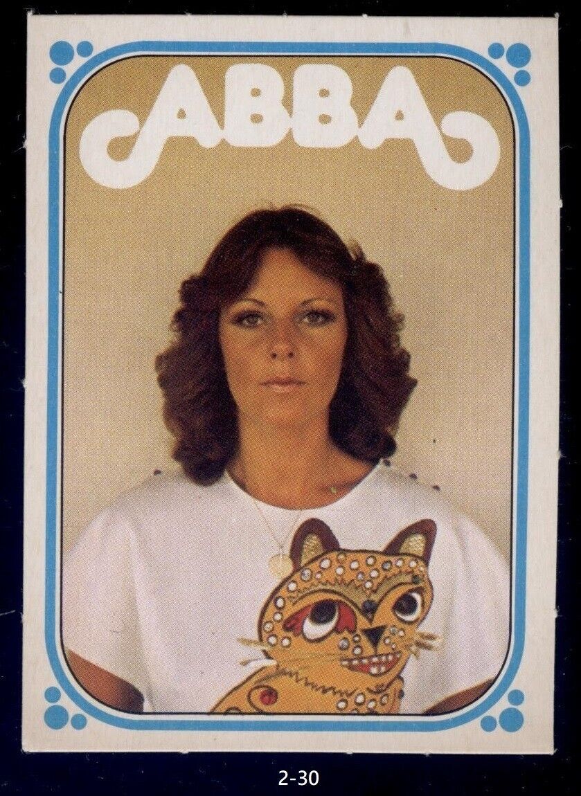 1976 ABBA Dutch Monty Gum ABBA Anni-Frid Frida Lyngstad (2-30)