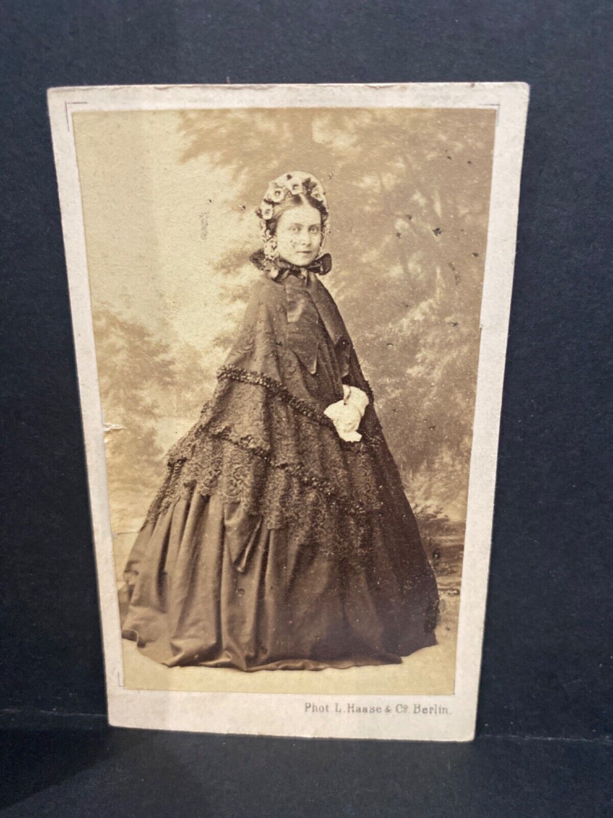 Antique CDV photo Empress of Germany Queen of Prussia by Haase of Berlin Germany