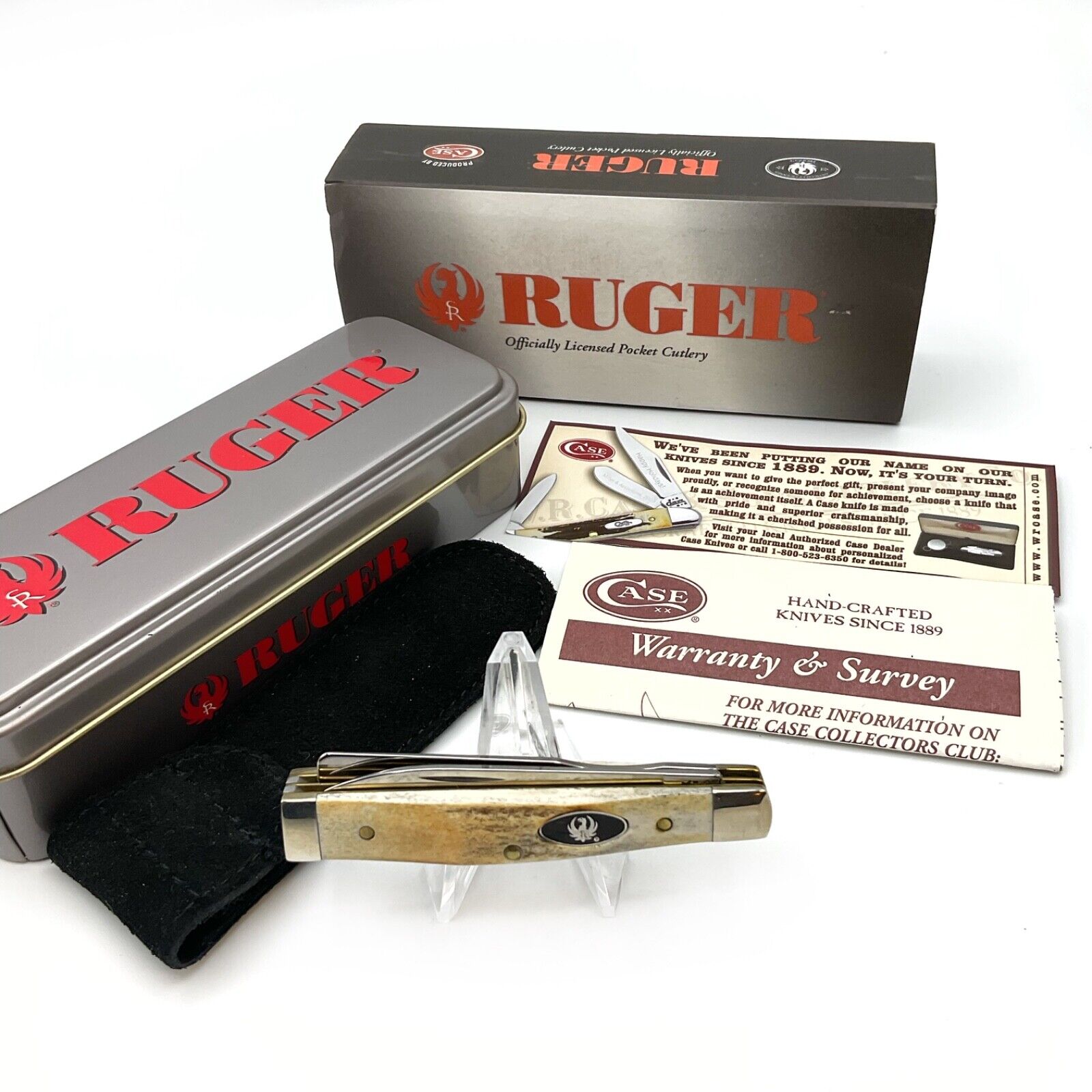 Case XX Stag handle Baby Doc Ruger Edition