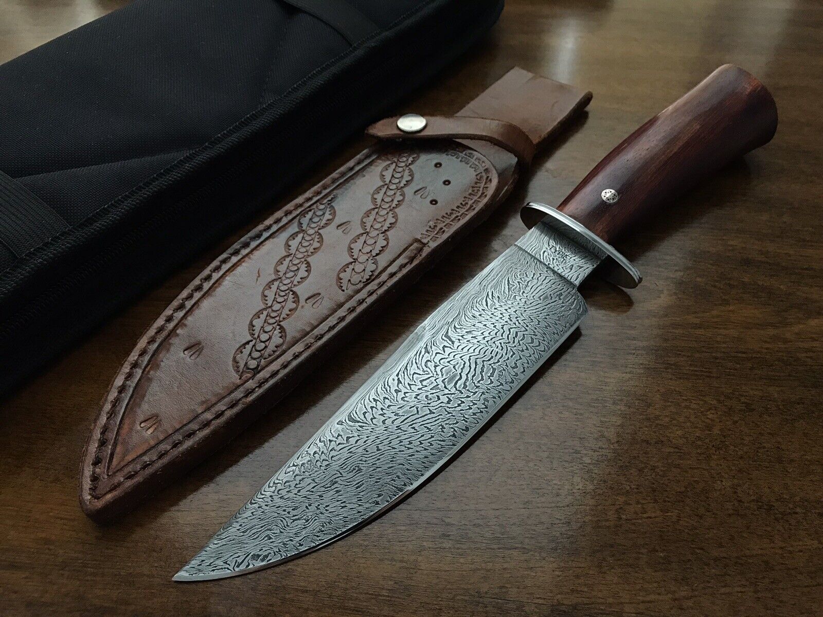 Michael Tyre ( ABS Journeyman Bladesmith J.S. ) Custom Handmade Damascus Knife