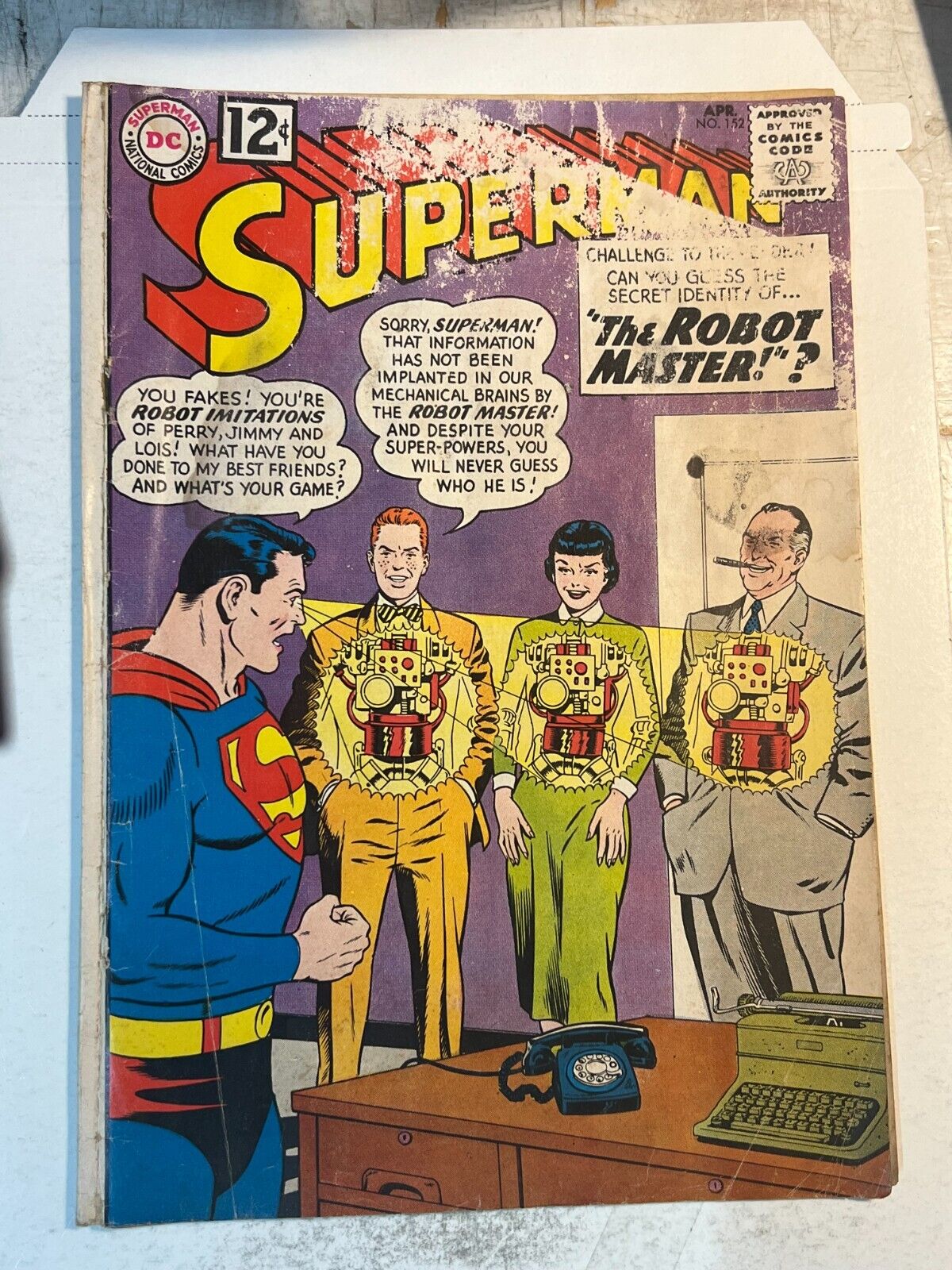 superman #152 apr dc comics 1960 | Combined Shipping B&B