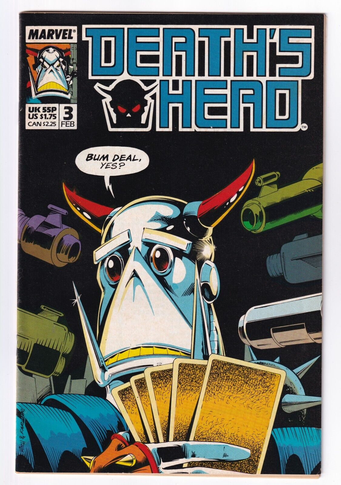 Death\'s Head #3 (1989) VG/FN #4 FN and Death\'s Head II #4 (1992) FN+ lot