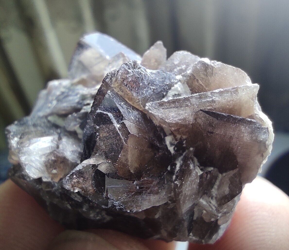 Axinite cluster from Skardu Pakistan