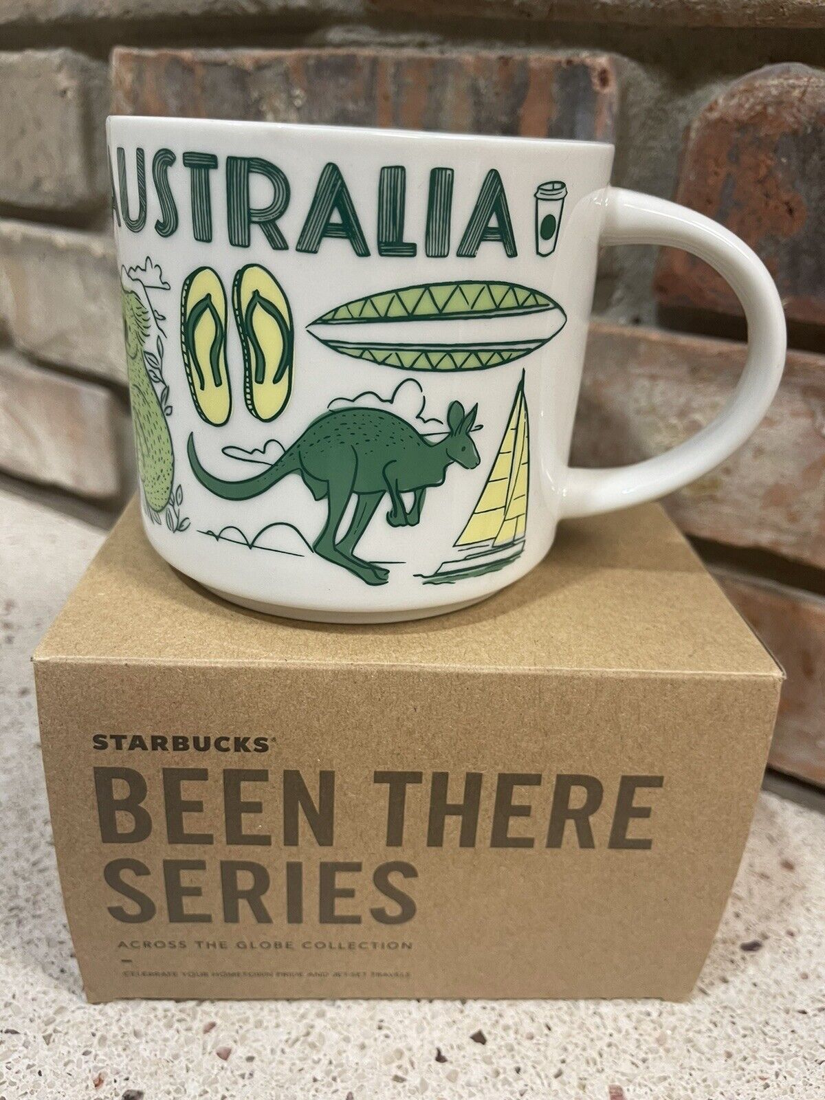 US Seller  RARE HARD TO FIND Starbucks Australia MUG NIB Been There Series