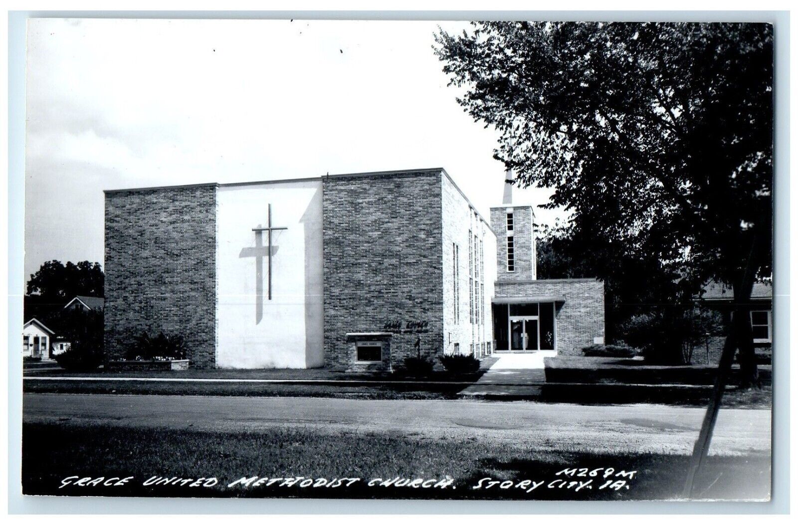 c1910's Grace United Methodist Church Story City Iowa IA RPPC Photo Postcard