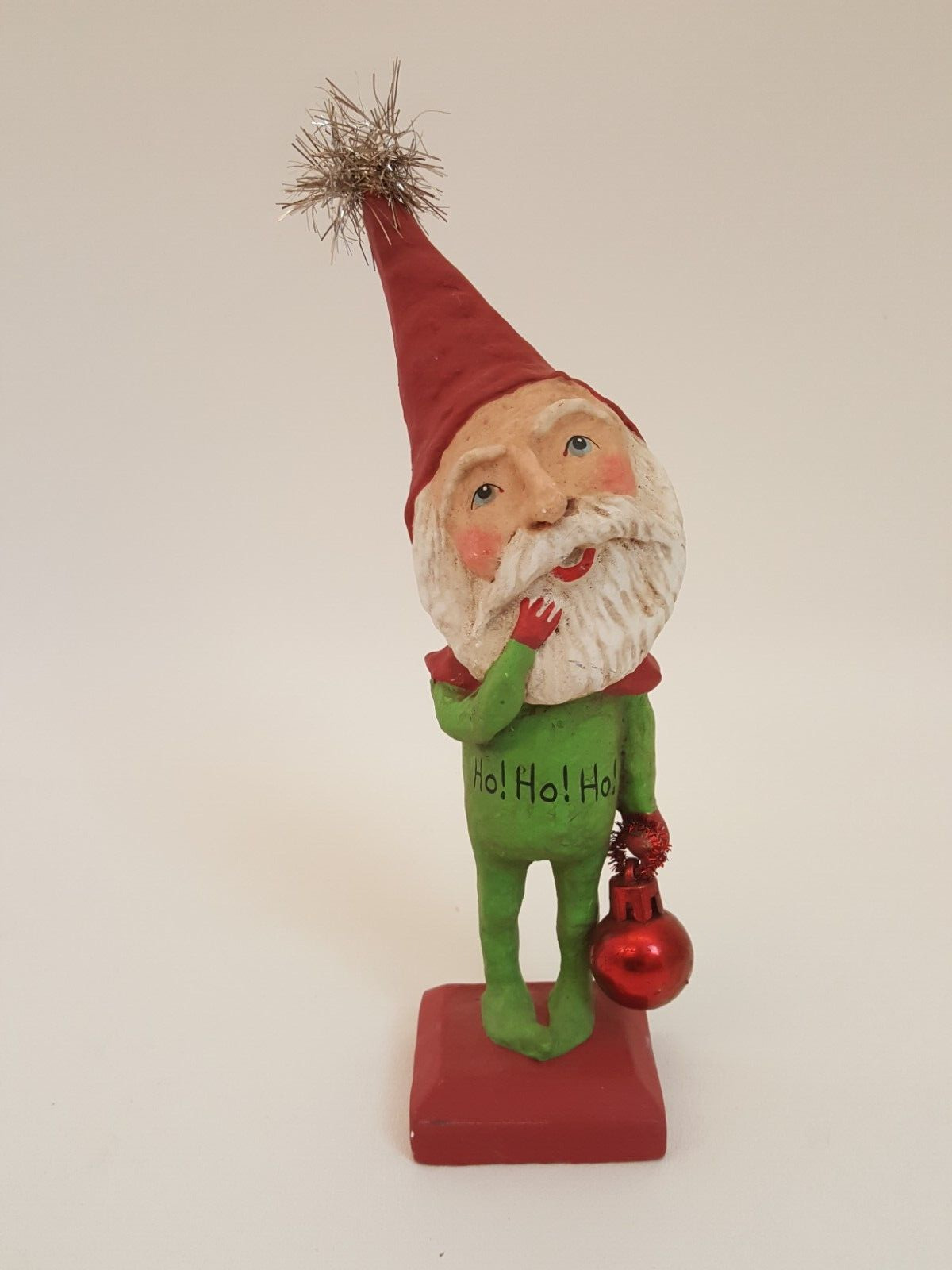 Bethany Lowe Hop Hop Jingle Boo Santa figurine ho ho ho 9\