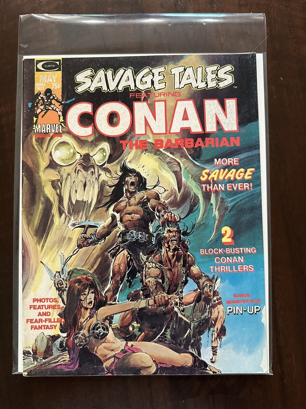 Savage Tales Of Conan #4 Marvel Comics 1974 FN
