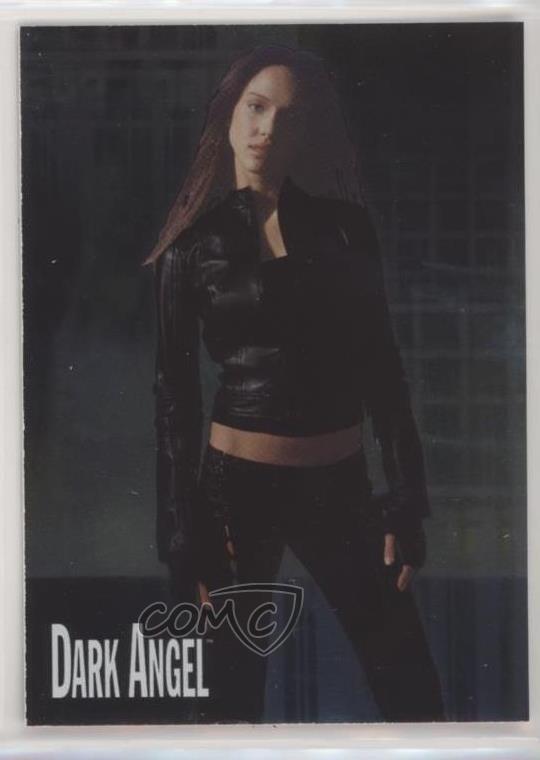 2002 Topps Dark Angel Angelic Foil Embossed Jessica Alba Dark Angel #2 8w5