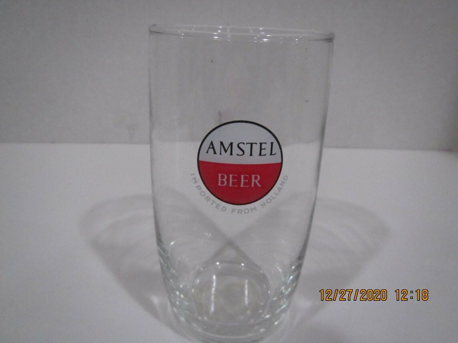#12 AMSTEL Bier Beer Glass 5\
