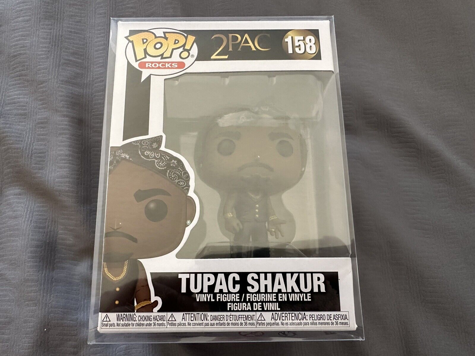 Funko Pop Rocks 2Pac Tupac Shakur #158 Pop Protector