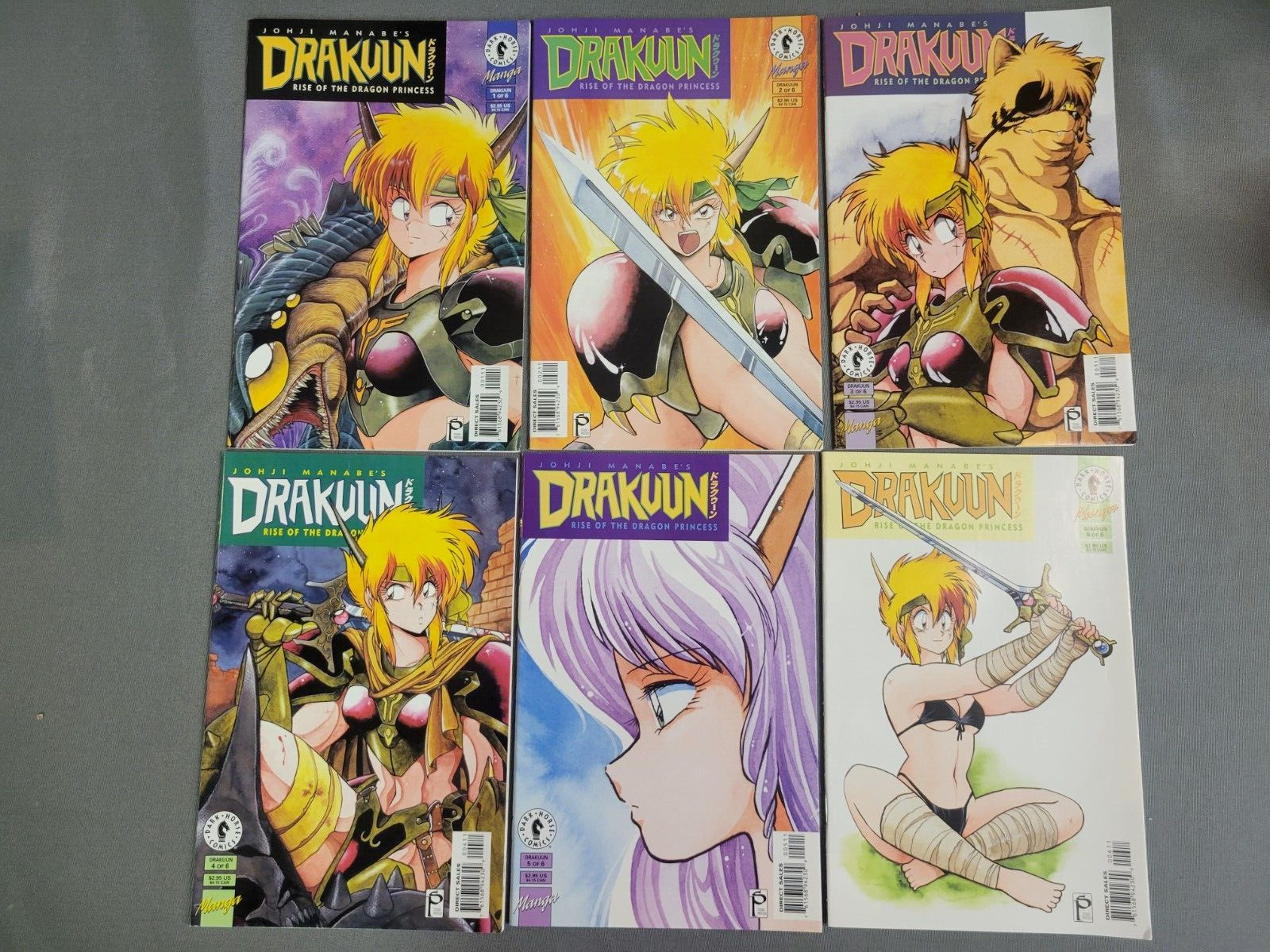 Drakuun: Rise of the Dragon Princess #1-6 (1997, Dark Horse Comics) 1-6 Complete