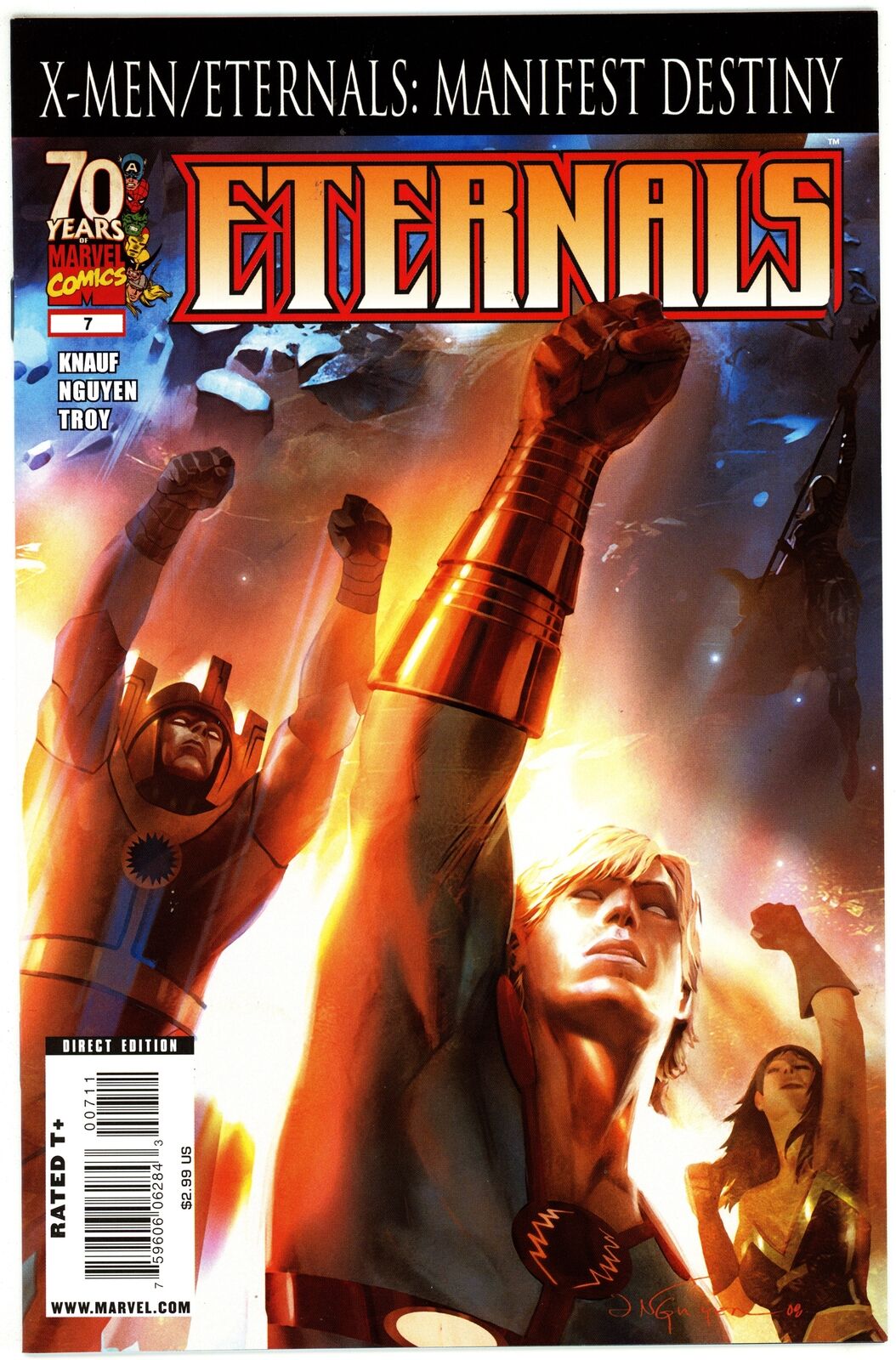Eternals (2008) #7 NM- First Team Appearance of the Fulcrum