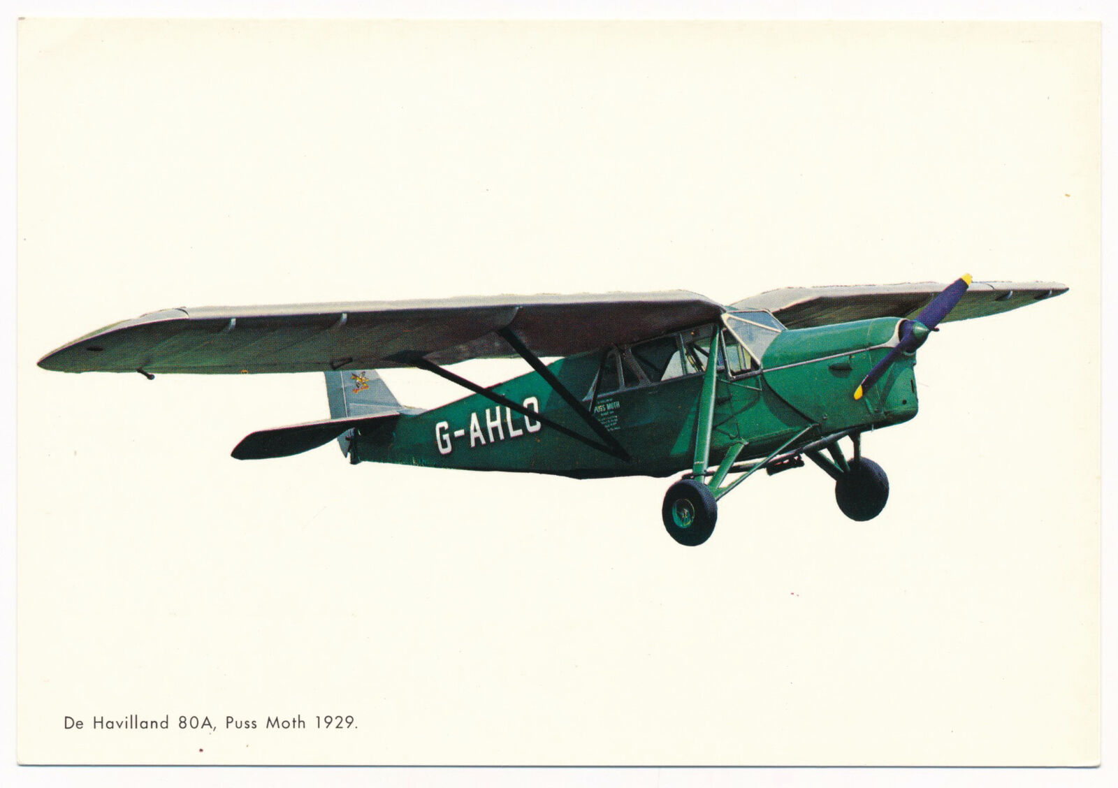 De Havilland 80A, Puss Moth Monoplane