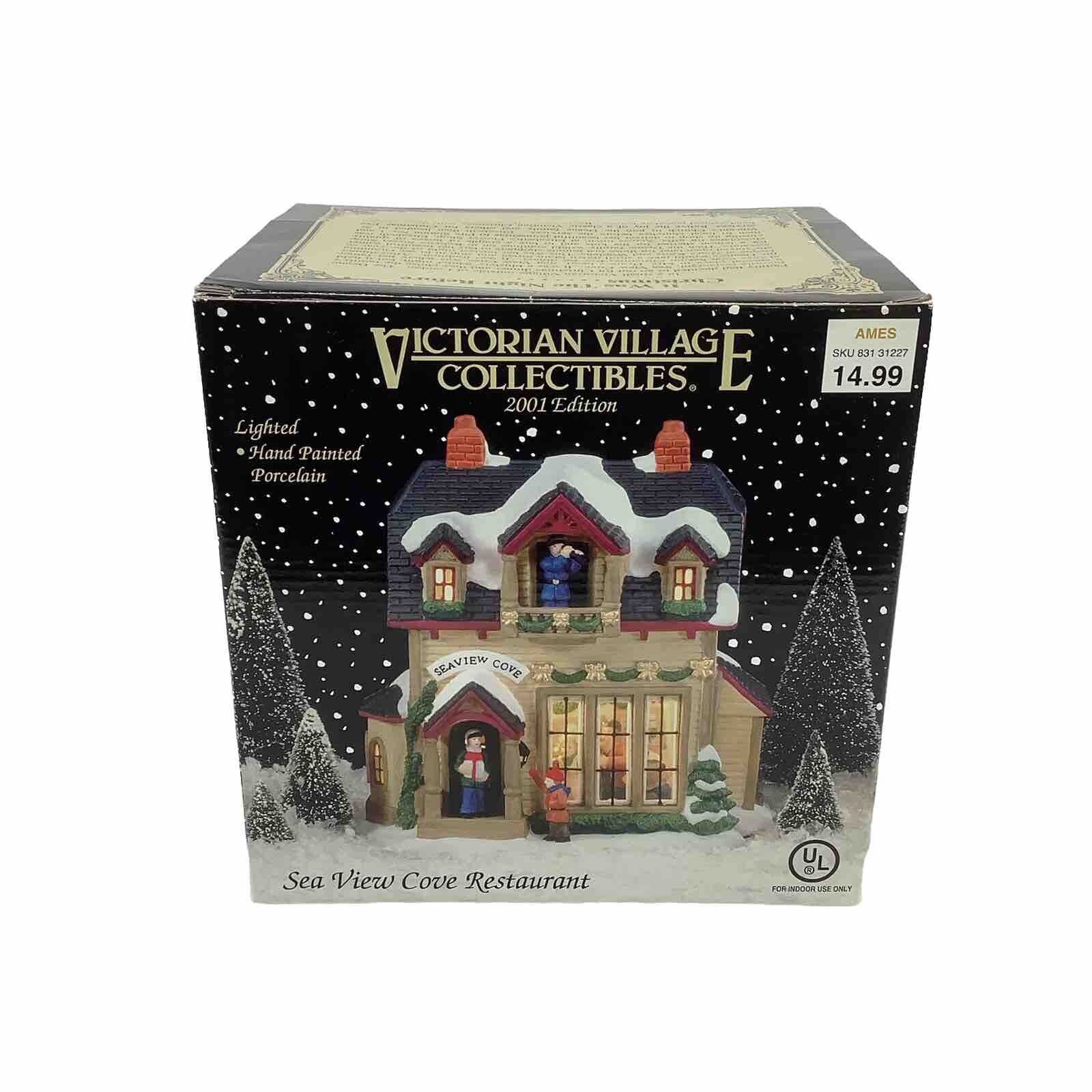 Victorian Village Sea View Cove Restaurant 2001 Lighted Christmas House