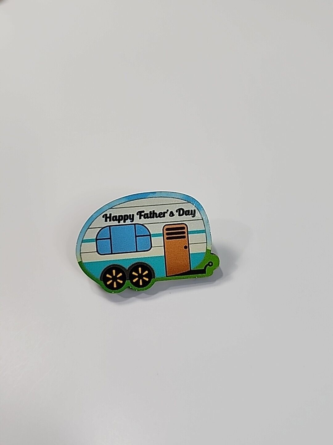 Happy Father\'s Day Lapel Pin Camper Travel Trailer
