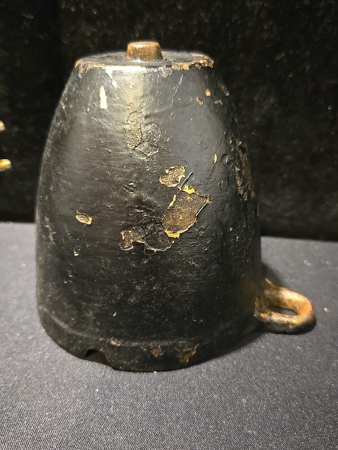 Antique Cast Iron Smelting Pot? 3 1/2\