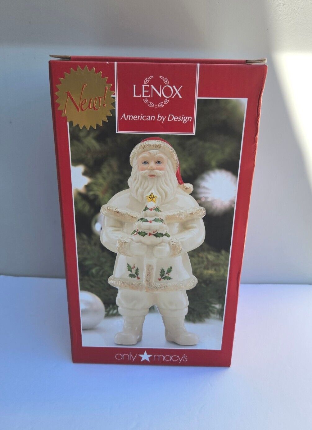 Lenox Santa Claus Joyful Holiday 2016 New in Box 7.25\