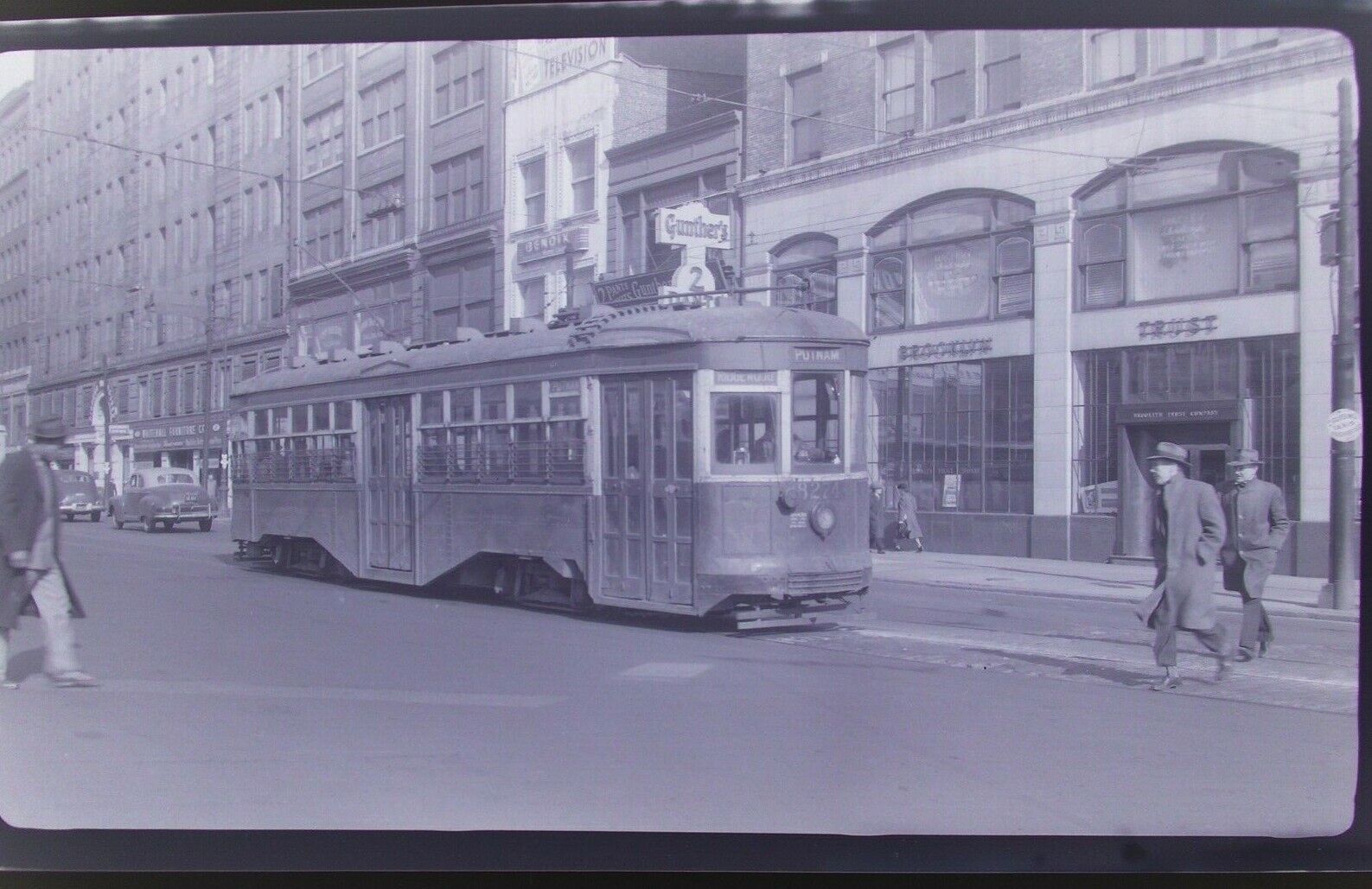Original NYCTS Brooklyn Trolley New York City Vintage BQT Film Photo Negative
