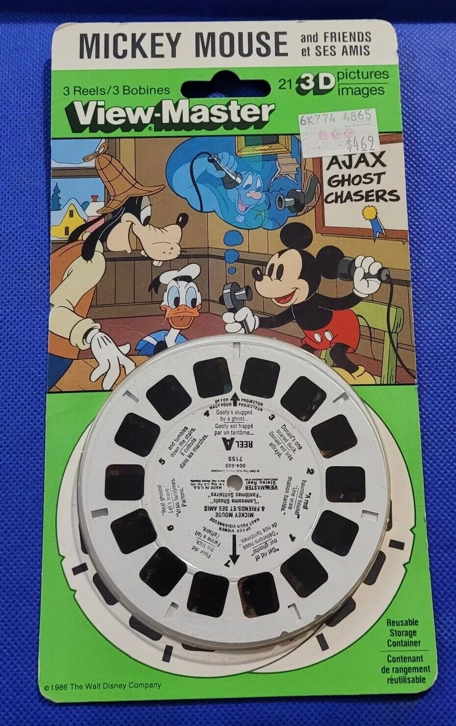 SEALED Disney Disney\'s Mickey Mouse & Friends Cartoons view-master 3 Reels Pack