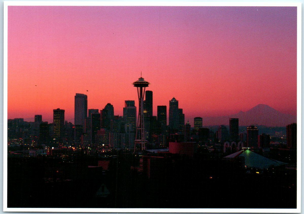 Postcard - Aerial View of Seattle, Washington