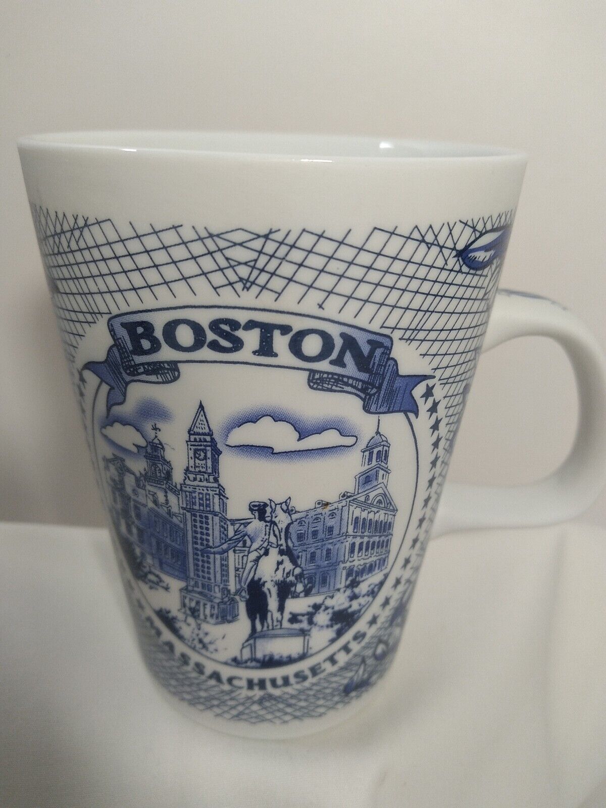 Bostonia Society Massachusetts Ceramic , Porcelain Design Mug