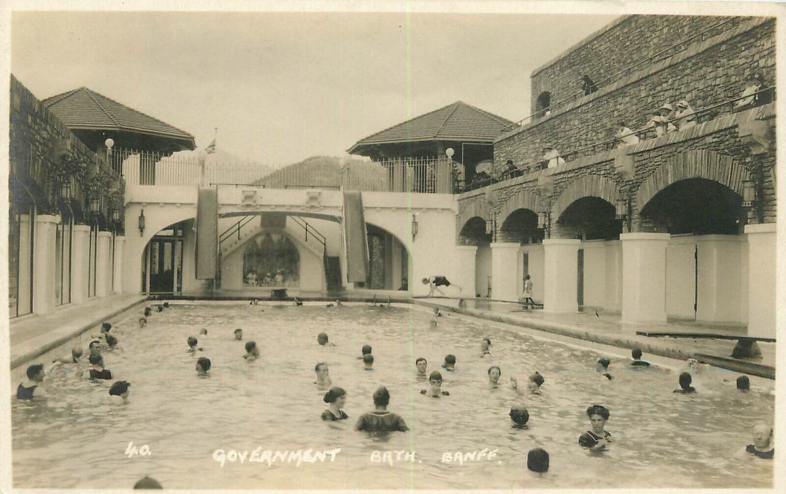 Postcard 1920s RPPC Photo Canada Bath Government #40 Harmon 22-12711