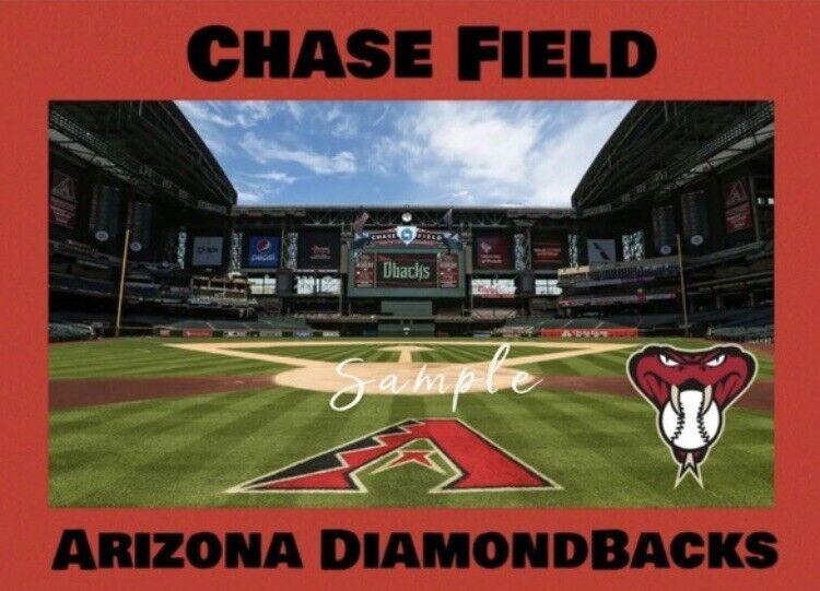 Chase Field Arizona Diamondbacks Flexible Fridge Magnet - BL4