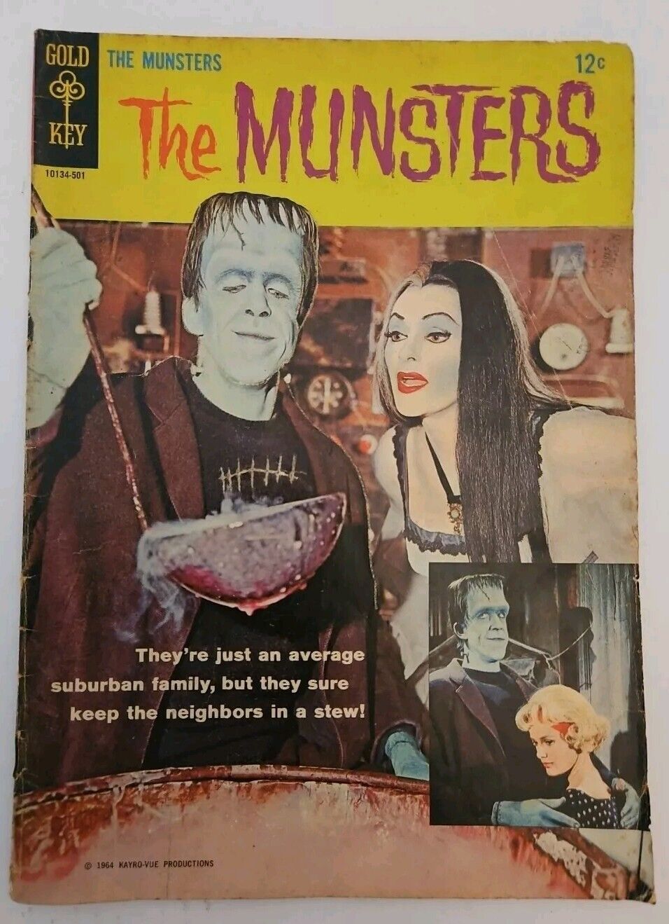 Gold Key Comics THE MUNSTERS #1 (1964) KEY Issue 1st Appearance Munsters