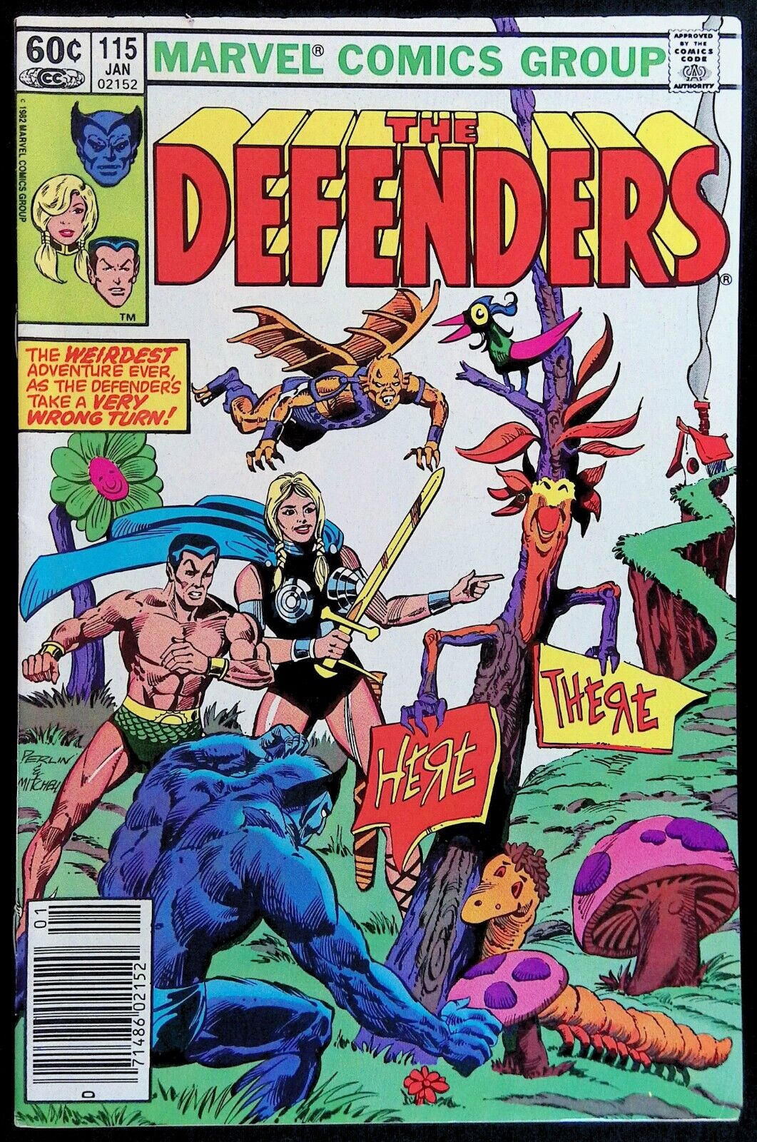 THE DEFENDERS VOL. 1 #115 ~ NEWSSTAND VARIANT ~ FN+ 1983 MARVEL COMICS