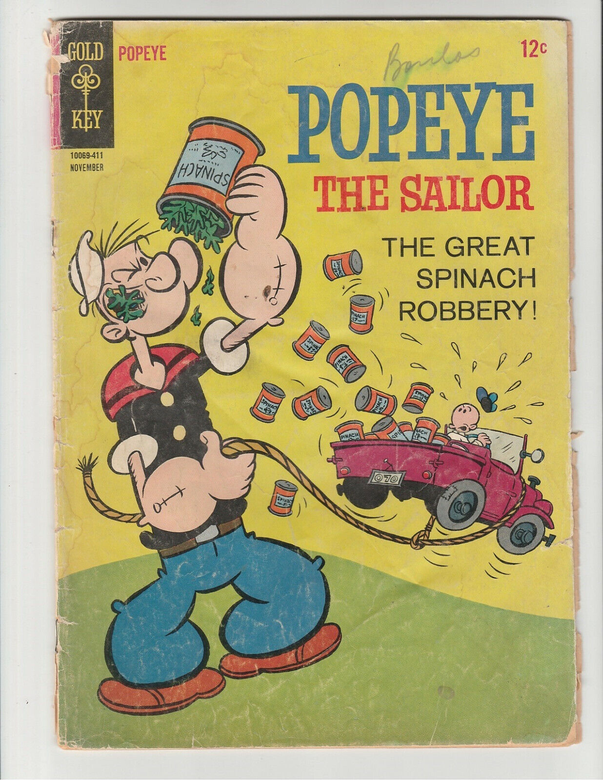 Popeye the Sailor #74 November (1964) The Great Spinach Robbery (3.0) G/VG