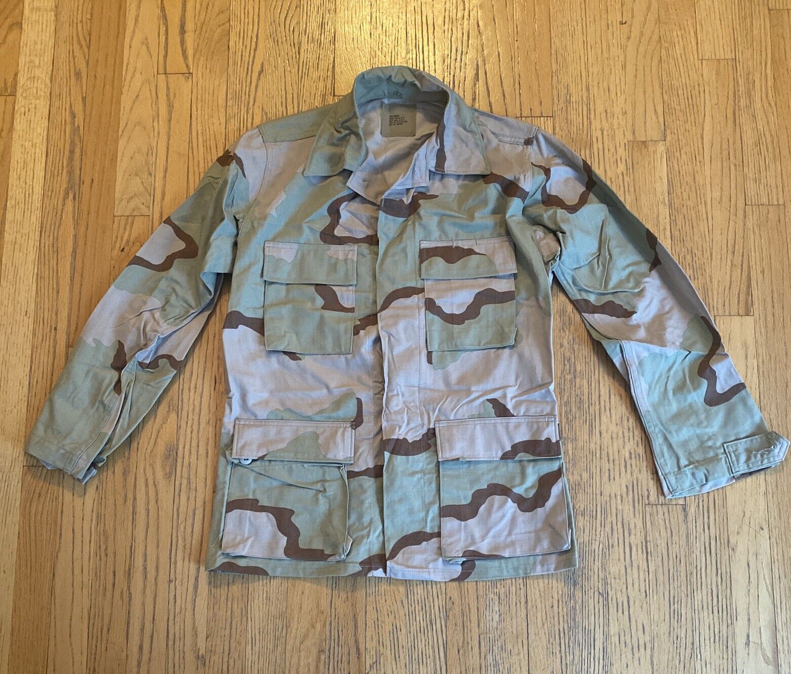 NEW BDU DCU Shirt Coat Sz SMALL REGULAR Desert Camo USGI Army