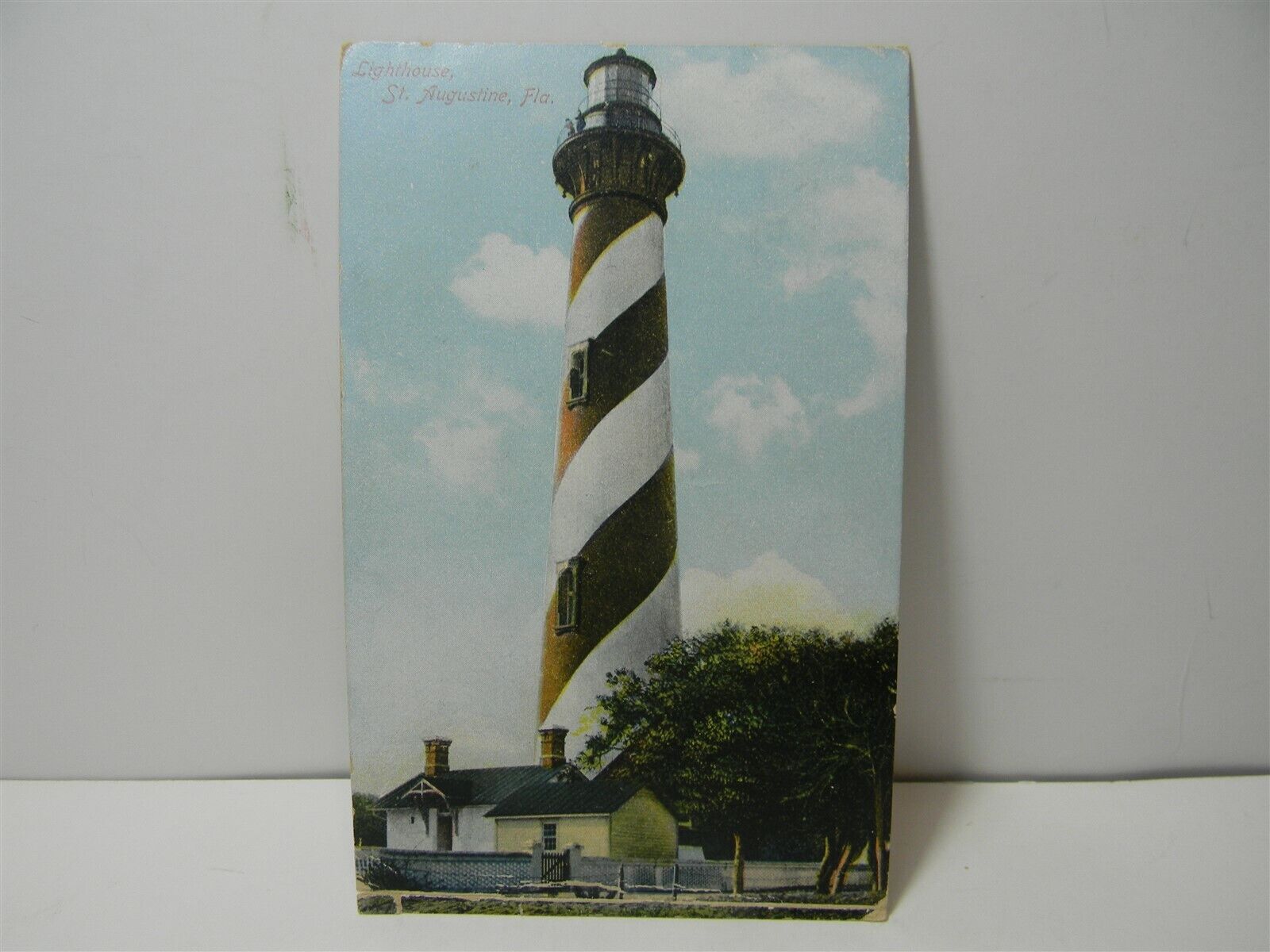 Vintage c 1910 Lighthouse St. Augustine Florida Postcard P22