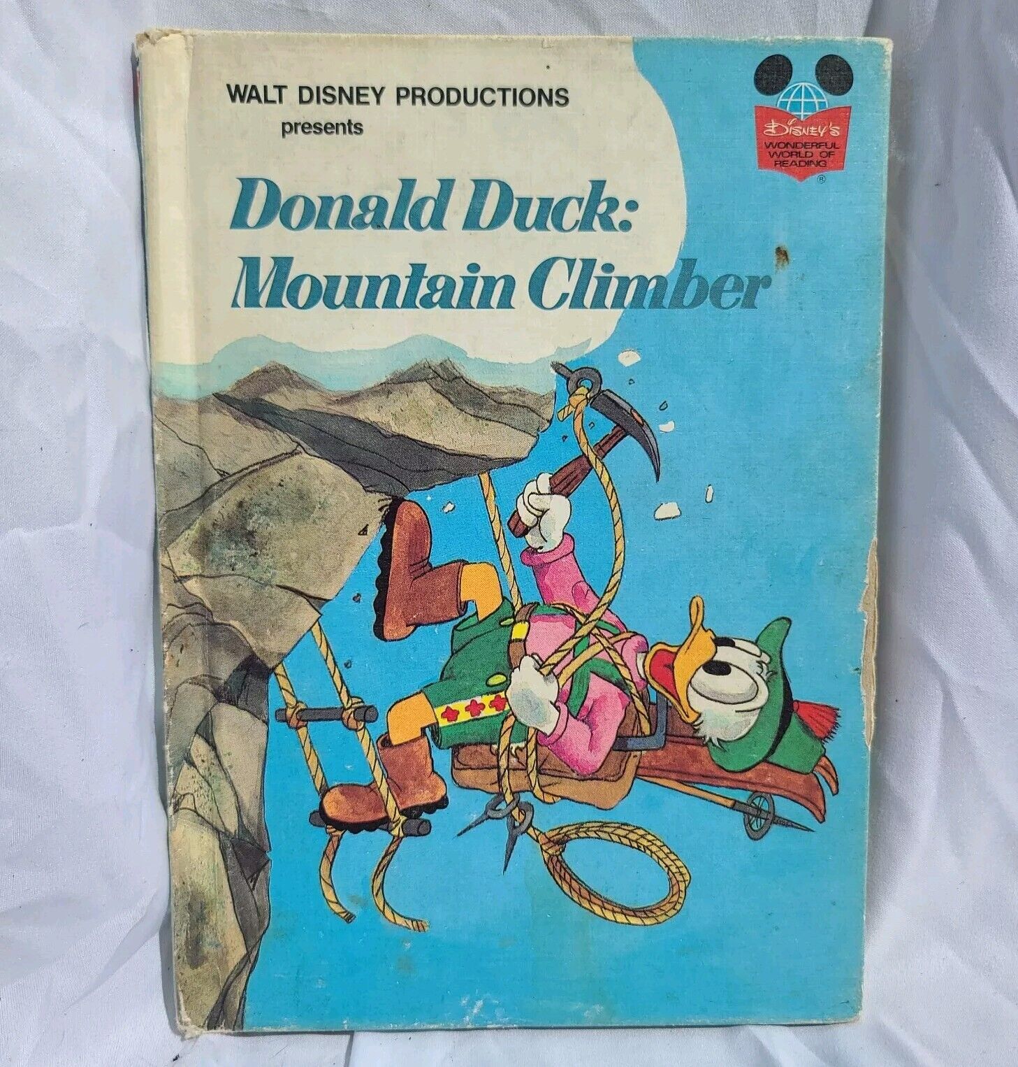 Disney\'s Wonderful World of Reading Donald Duck Mountain Climber 1978 1st Ed HC