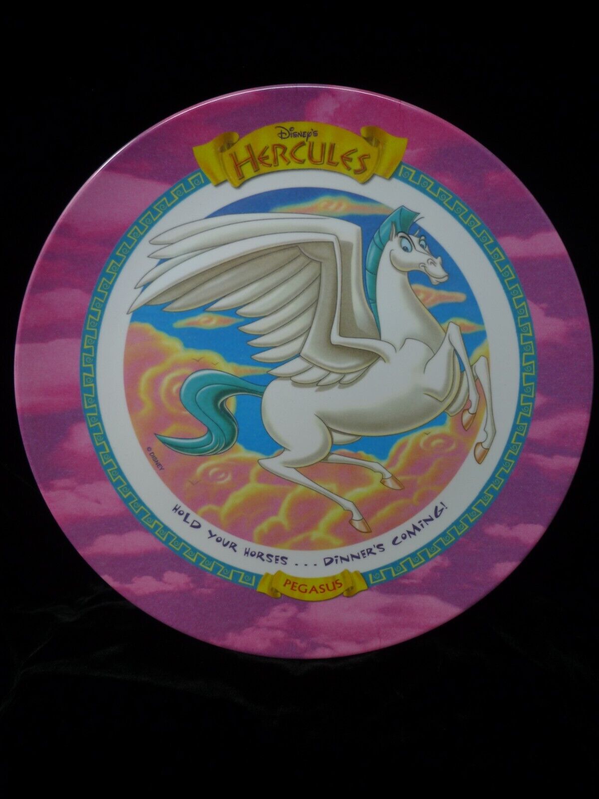 Disney Hercules Plates Pegasus Movie Collectors Vintage Rare 1997 McDonalds C
