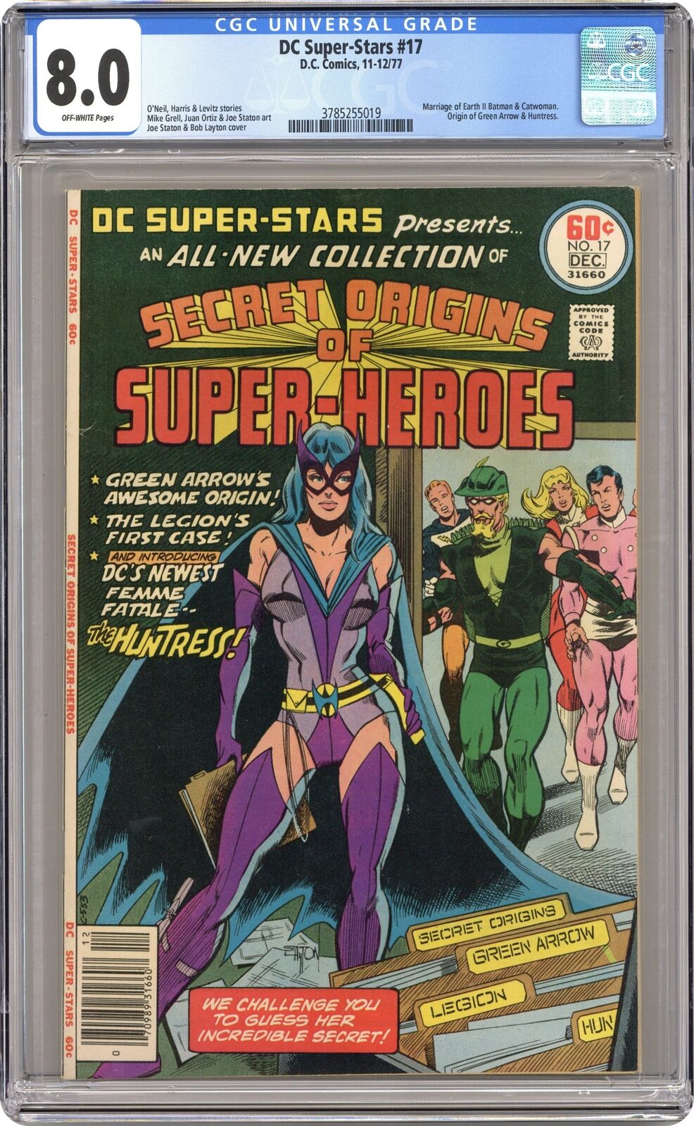 DC Super Stars #17 CGC 8.0 1977 3785255019 1st app. second Huntress Helena Wayne