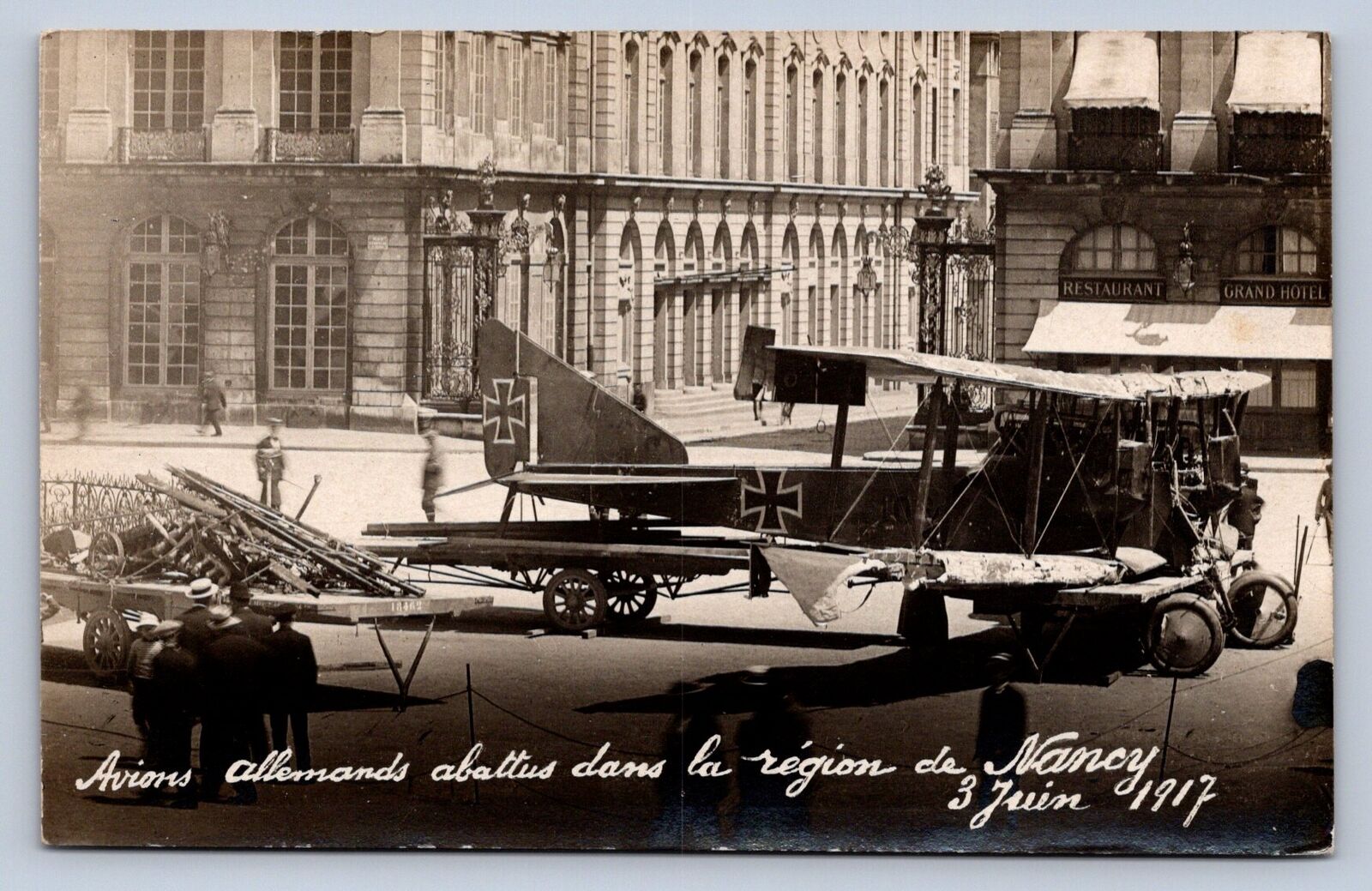 DS3/ France German RPPC Postcard c1917 Airplanes n Display Early  36