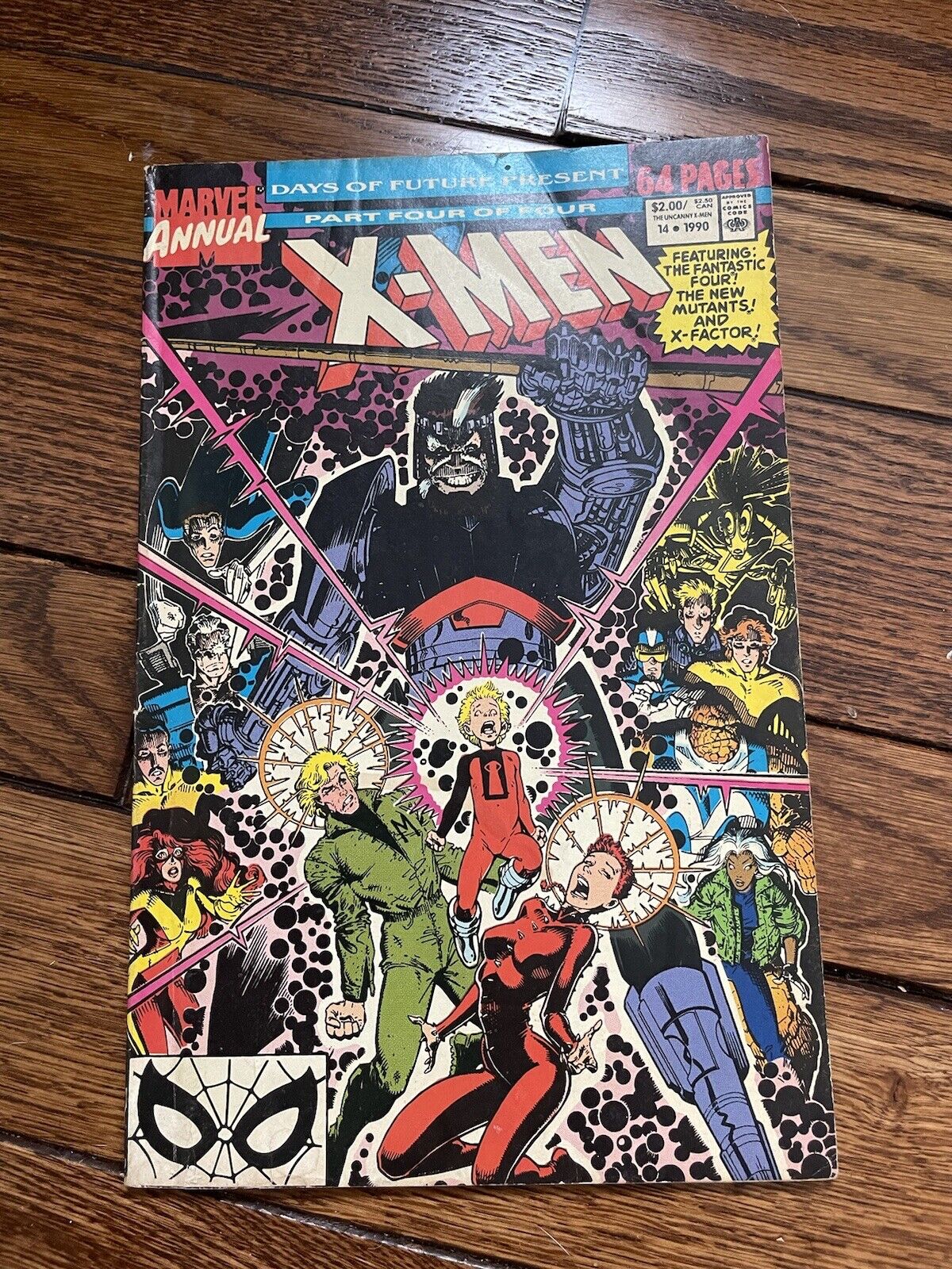 Uncanny X-Men Annual #14 (1990) Marvel - 1st Cameo Appearance Gambit Lower Grade